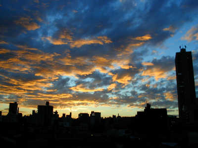 サンシャイン　夕焼け