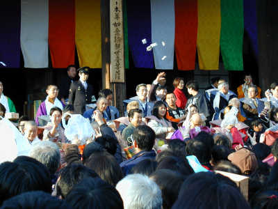 護国寺の節分