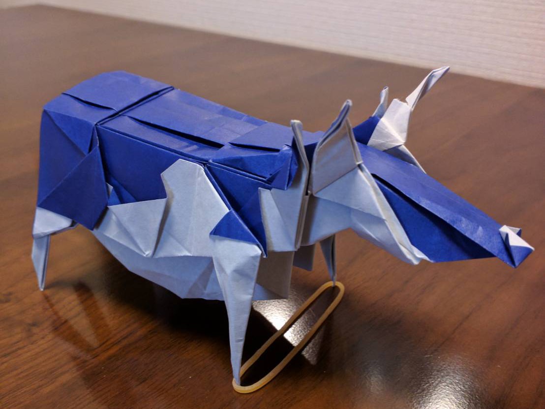 丑 うし 折り紙